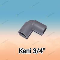 Gambar Elbow 0,75 inch, Knee/ Knie/ Keni 3/4" dari Raja Fitting Kab. Tangerang 1 Tokopedia
