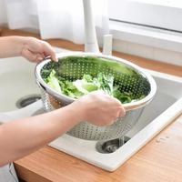 Gambar Baskom Sayur stainless steel Multifungsi 22cm dari LN@shop99 Kota Administrasi Jakarta Barat 2 Tokopedia