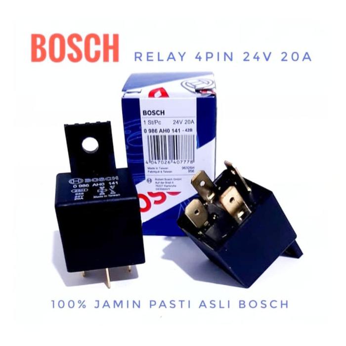 Gambar RELAY BOSCH KAKI 4 24V 20A BOSCH ORIGINAL MURAH UNTUK TRUCK BUS dari Angpau Shop Kota Surabaya Tokopedia