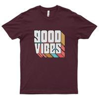 Gambar Kaos Distro Premium Lengan Pendek Good Vibes Positive Quotes T-Shirt dari Eternal Cover Kota Bandar Lampung 3 Tokopedia
