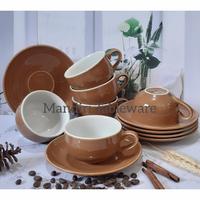 Gambar 6 Psg Cangkir Cappuccino Porcelain 250 ml | Cangkir Latte | Two Toned | Best Quality - Brown dari Mandiri Tableware21 Kota Administrasi Jakarta Barat 1 Tokopedia