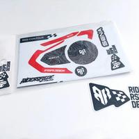 Gambar STICKER GARSKIN DECAL COVER SENA 30K - RED CONTOUR - NON CARDO PTALK dari Team Ride Kab. Bandung Barat 1 Tokopedia