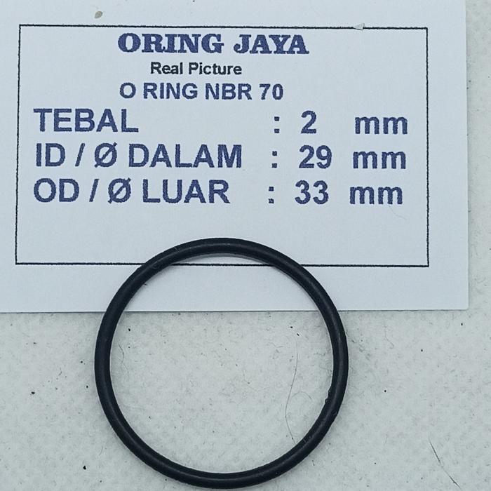 Gambar o ring seal 2 x 29 x 33 mm NBR 70 dari oringjaya Kota Surabaya Tokopedia