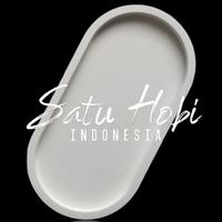 Gambar TATAKAN SEMEN OVAL / OVAL TRAY/ Home Decor dari Satoe hobi Kab. Tangerang 3 Tokopedia