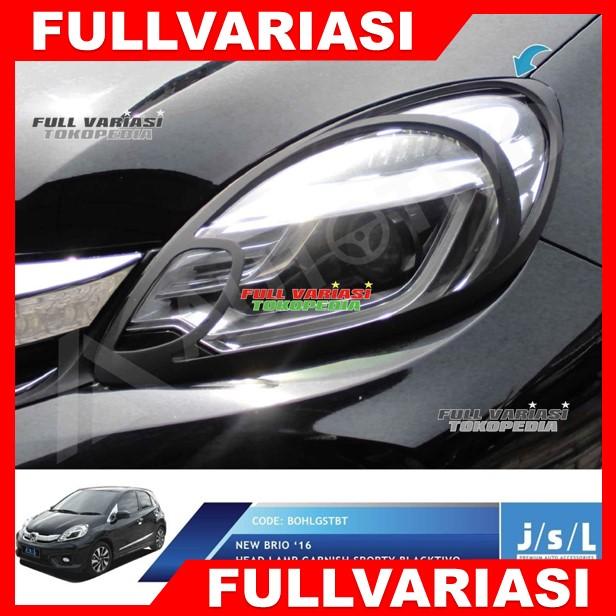 Gambar PAKET Garnish Lampu Depan Belakang BRIO 2016-2018 Hitam Doff dari Full Variasi Jakarta Kota Administrasi Jakarta Timur Tokopedia
