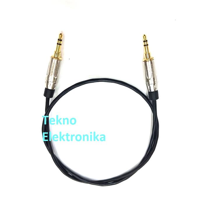 Gambar Kabel Audio Aux Canare Original jack 3.5mm male to male 3 Meter L2B2AT dari Tekno Elektronika Kota Administrasi Jakarta Barat Tokopedia