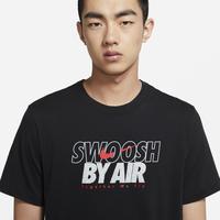 Gambar Kaos Nike Original Pria Sportswear Swoosh By AIR Graphic - Hitam dari N3 STUFF Kab. Lamongan 2 Tokopedia