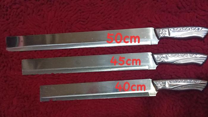 Gambar Pisau Buah s/s anti karat panjang piso semangka - Ukuran 45cm dari dafugui shop Kota Administrasi Jakarta Utara Tokopedia