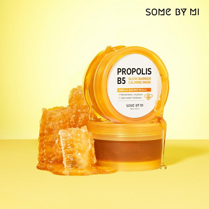 Gambar Somebymi Propolis B5 Glow Barrier Calming Mask Some By Mi dari Etudehousee77 Jakarta Barat Tokopedia