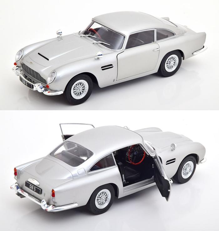 Gambar Diecast Aston Martin DB5 RHD 1964 silver grey metallic 1/18 by solido dari Khoe diecast Kab. Banyumas Tokopedia