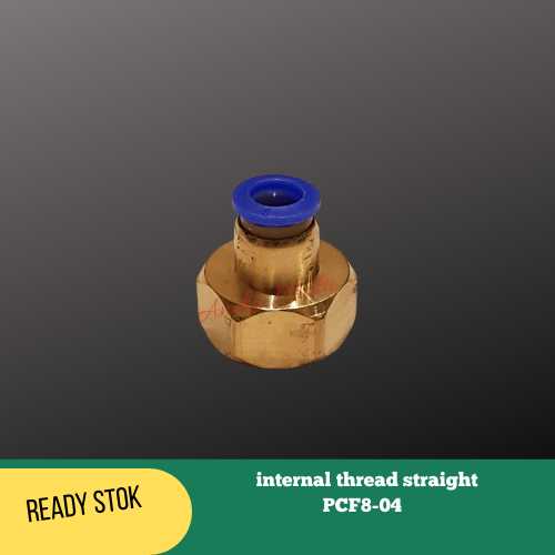 Gambar KONEKTOR SLIP LOCK female straight 8mm ke 1/2" PNEUMATIC PCF8-04 dari aneka multi Kota Tangerang Tokopedia