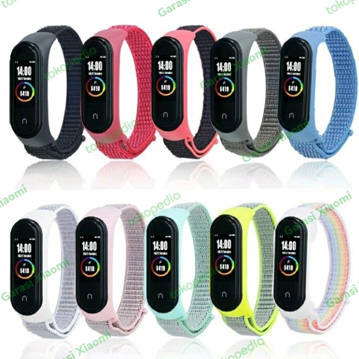 Gambar Strap Loop Nylon Mi Band 3 Mi Band 4 Mi Band 5 Mi Band 6 dari Garasi Mi Kota Bandung Tokopedia