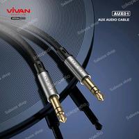 Gambar Kabel Konektor Audio Mobil AUX 3,5 mm Speaker HU 1 Meter Vivan Male to - Hitam dari Sabusa shop Kota Administrasi Jakarta Selatan 1 Tokopedia