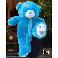 Gambar Boneka Beruang Teddy Bear Syal Jumbo Telapak 90cm dari Arsya Boneka Cikampek Kab. Karawang 5 Tokopedia