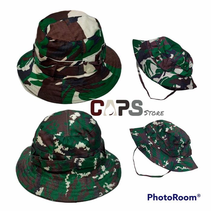 Gambar topi rimba loreng topi gunung topi mancing topi outdor dari capsstore 06 Kota Administrasi Jakarta Selatan Tokopedia