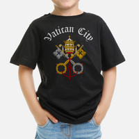 Gambar Baju Kaos Anak Unisex Katun Premium Lengan Pendek Bendera Vatican dari Mora Syndicate T-Shirt Kota Bekasi 3 Tokopedia