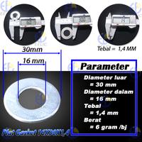 Gambar EELIC RIG-M16X30X1.4 ISI 5 PCS Ring gasket cincin datar Plat ring ga dari EELIC Kota Surabaya 2 Tokopedia