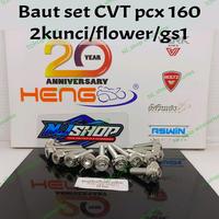 Gambar Baut probolt baut CVT pcx 160 set heng original 2 kunci flower gs1 pre dari NJ_shop accesories Kota Bandar Lampung 1 Tokopedia