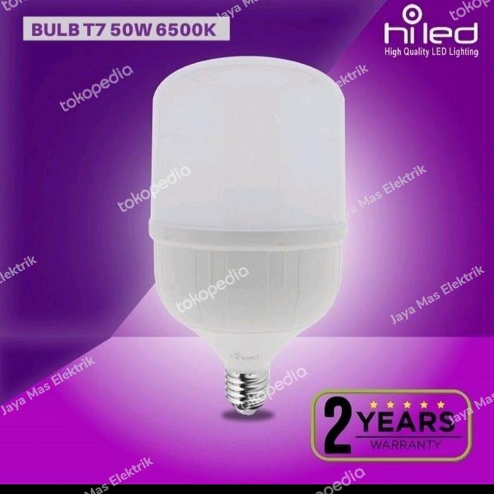 Gambar HILED / Lampu Bohlam LED / Putih 50 Watt / Hemat Listrik / T7 dari Jaya Mas Elektrik Kota Administrasi Jakarta Pusat Tokopedia