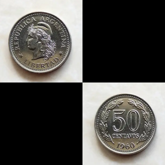 Gambar Koin Argentina 1935 - 1960 Cooper nickel. dari Collection Sam Kota Medan 4 Tokopedia