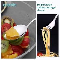 Gambar Ecentio Stainless Steel Tableware Sets 2PCS ST3E-8801 dari Bandar Somay Depok Kota Depok 3 Tokopedia