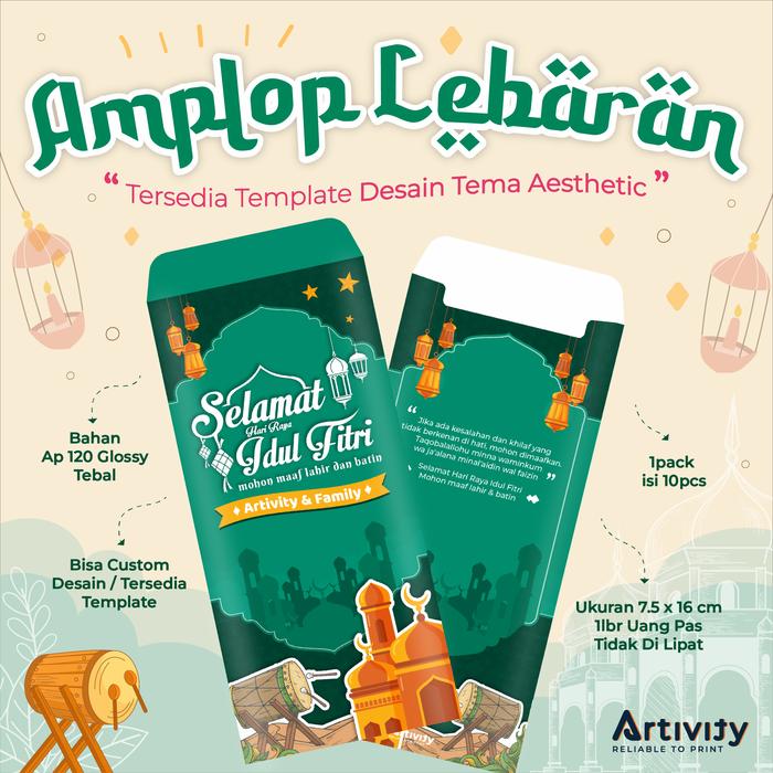 Gambar AMPLOP LEBARAN MURAH CUSTOM NAMA DAN FOTO SERI 2 dari ARTIVITY_NEW Kota Depok Tokopedia