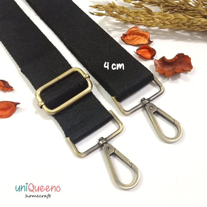 Gambar Strap Bag Tali Tas Slempang Sling Hitam dari Satu Sisi_NEW Kota Administrasi Jakarta Barat Tokopedia