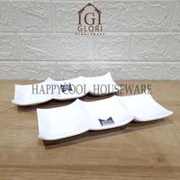Gambar GLORI Premium Melamin 24x8,5x3,5cm|Piring Bumbu Sekat 3 Oriental GY073 dari HappyCool Houseware Kota Tangerang 5 Tokopedia