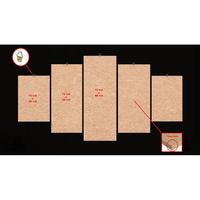 Gambar POSTER ANIME BINGKAI KAYU YOUR NAME KIMI NO NAWA 1 SET 5 IN 1 dari Anitoy Store Jakarta Utara 4 Tokopedia