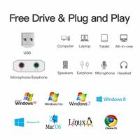 Gambar Vention Sound Card Converter USB To 3.5mm Splitter Audio Microphone dari MXKomputer_NEW Kab. Bantul 3 Tokopedia