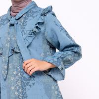 Gambar ZM Zaskia Mecca - Yuza Navy Blouse - Romansa Khatulistiwa Bunga Simpur dari ZM Zaskia Mecca Kab. Bogor 5 Tokopedia