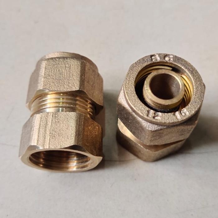 Gambar Nepel sambungan pipa air panas drat dalam 1/2 inch bahan kuningan asli dari Juraganpelampung Kota Administrasi Jakarta Utara Tokopedia