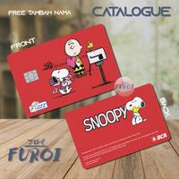 Gambar Custom Flazz BCA | Custom Emoney Mandiri | Peanuts | Snoopy Letter dari ComfyShoppe Kab. Tangerang 1 Tokopedia