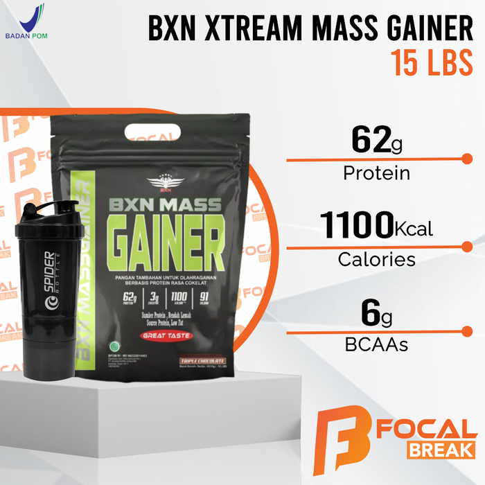 Gambar BXN Nutrition Xtreme Mass Gainer 15 Lbs dari Go Supplement Kota Surabaya Tokopedia