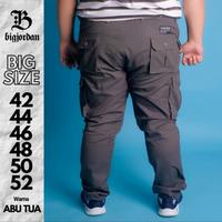 Gambar celana cargo panjang big size 42 44 46 48 50 52 kargo jumbo BIG JORDAN dari Big jordan online store Kab. Bandung 2 Tokopedia