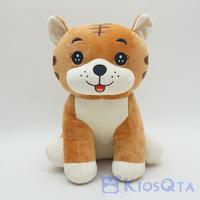 Gambar boneka macan cute tiger kucing duduk coklat putih melet large dari Kiosqta Kota Surabaya 2 Tokopedia