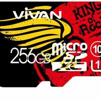 Gambar Micro SD V256U10 Vivan 256GB Black Class 10 TF Card Black+Red terMurah dari kartinicellular Jakarta Timur 2 Tokopedia