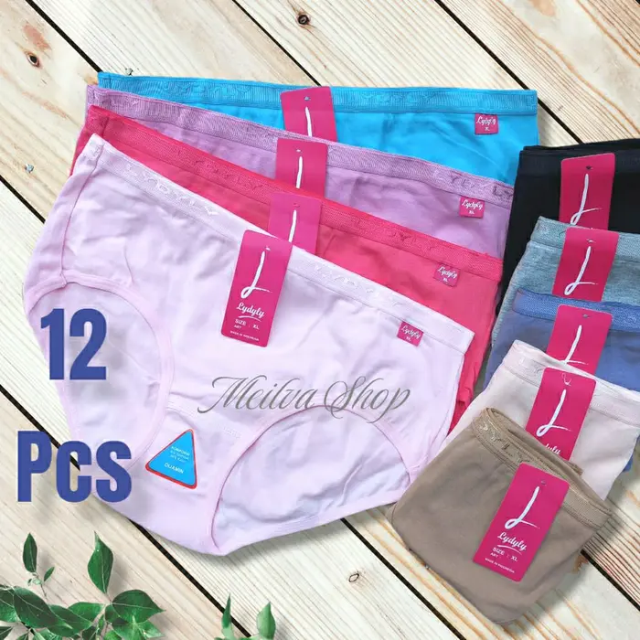 Gambar LUSINAN CD LYDYLY 008 celana dalam/pakaian wanita remaja dewasa MIDI dari Meilva Shop Kab. Sleman 2 Tokopedia