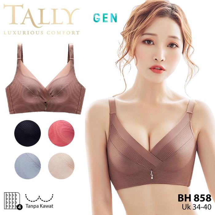 Gambar BH Tally 858 Bra BH Busa Tanpa Kawat Licin Cup C kait 4 BH TANPA KAWAT dari GEN collection Kota Administrasi Jakarta Utara Tokopedia
