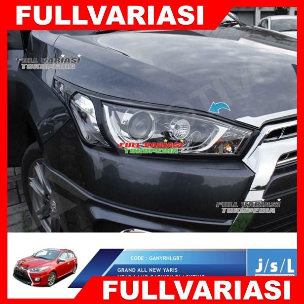 Gambar PAKET Garnish Lampu Depan Belakang YARIS 2014-2017 Hitam Doff dari Full Variasi Jakarta Kota Administrasi Jakarta Timur Tokopedia