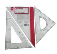 Gambar PENGGARIS MISTAR SEGITIGA SIKU SET ISI 2 33 CM DELI 6435 SET SQUARE dari JAYA.ATK Kota Bandung 1 Tokopedia