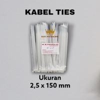 Gambar Kabel Ties / Tali Ties 15cm , 2.5MM x 150MM dari Ratu Packaging Kota Surabaya 1 Tokopedia