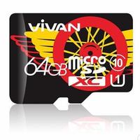 Gambar Micro SD V64U10 Vivan 64GB Black Class 10 TF Card Black+Red terMurah dari kartinicellular Jakarta Timur 2 Tokopedia