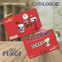 Gambar Custom Flazz BCA | Custom Emoney Mandiri | Peanuts | Snoopy Letter dari ComfyShoppe Kab. Tangerang 2 Tokopedia