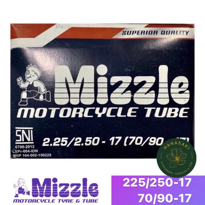 Gambar Ban Dalam MIZZLE 225/250-17 ( 70/90-17 ) Tube dari HANASAKI STATIONARY Kota Surabaya Tokopedia