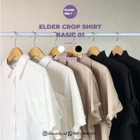 Gambar Elder Crop Shirt Kemeja Rayon 01 dari ELDER RELY Kota Depok 1 Tokopedia