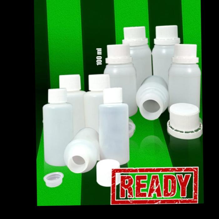 Gambar Botol HDPE non segel 100ml - Agro 100ml putih Natturala - 1 set tutup dari Surga Parfum Grosir Kota Administrasi Jakarta Timur Tokopedia