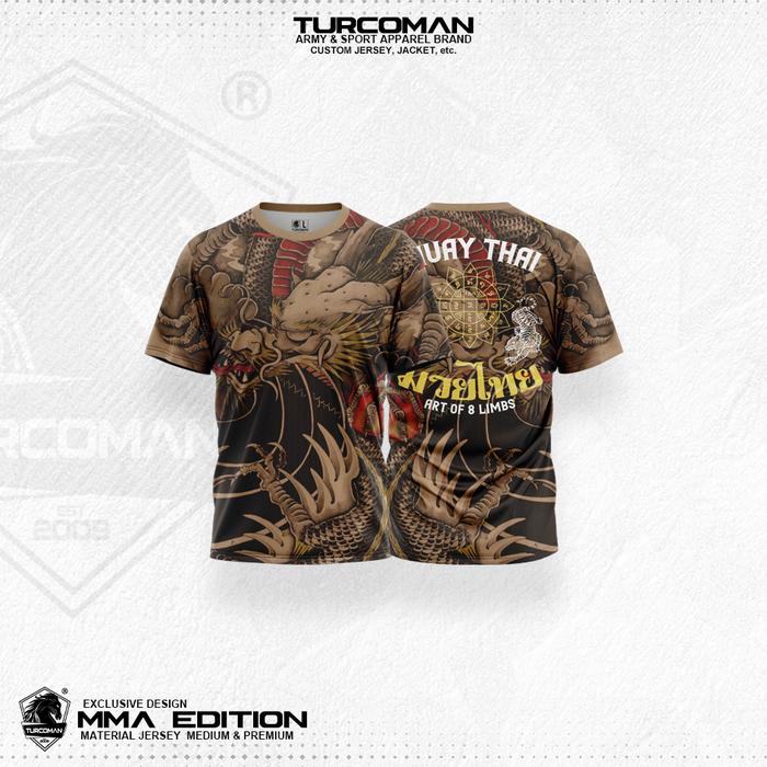 Gambar KAOS JERSEY OLAHRAGA MMA\MUAT THAI\KAOS KASUAL dari beudilz apparel store Kota Depok Tokopedia