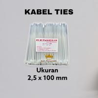 Gambar Kabel Ties / Tali Ties 10cm , 2.5MM x 100MM Warna Putih dari Ratu Packaging Kota Surabaya 1 Tokopedia