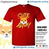 Gambar Kaos SHIB ARMY Shiba Inu Token Logo Crypto Coin Cryptocurrency T-Shirt dari Clothingpeda-Printing Kota Malang 2 Tokopedia